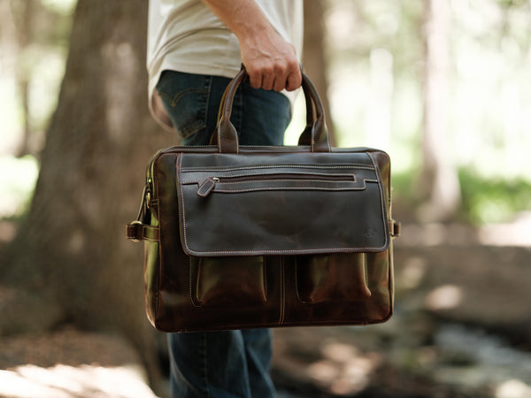 Buffalo Leather Pilot Bag – Kodiak Leather