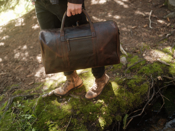 Kodiak Leather Co. 85L Nomad Canvas Duffel Tan