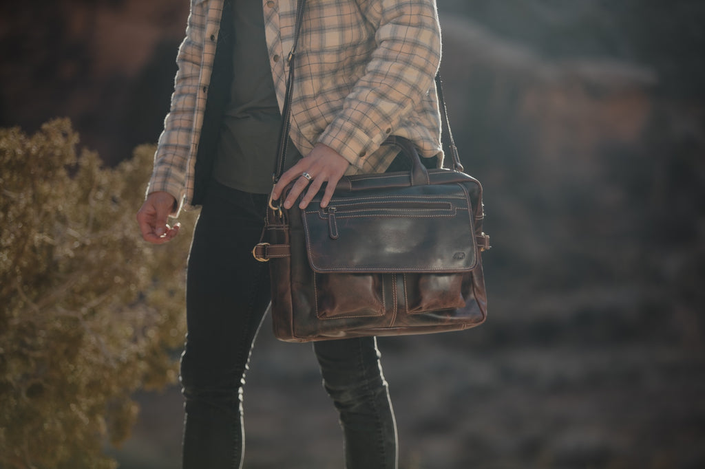 Buffalo Leather Pilot Bag – Kodiak Leather