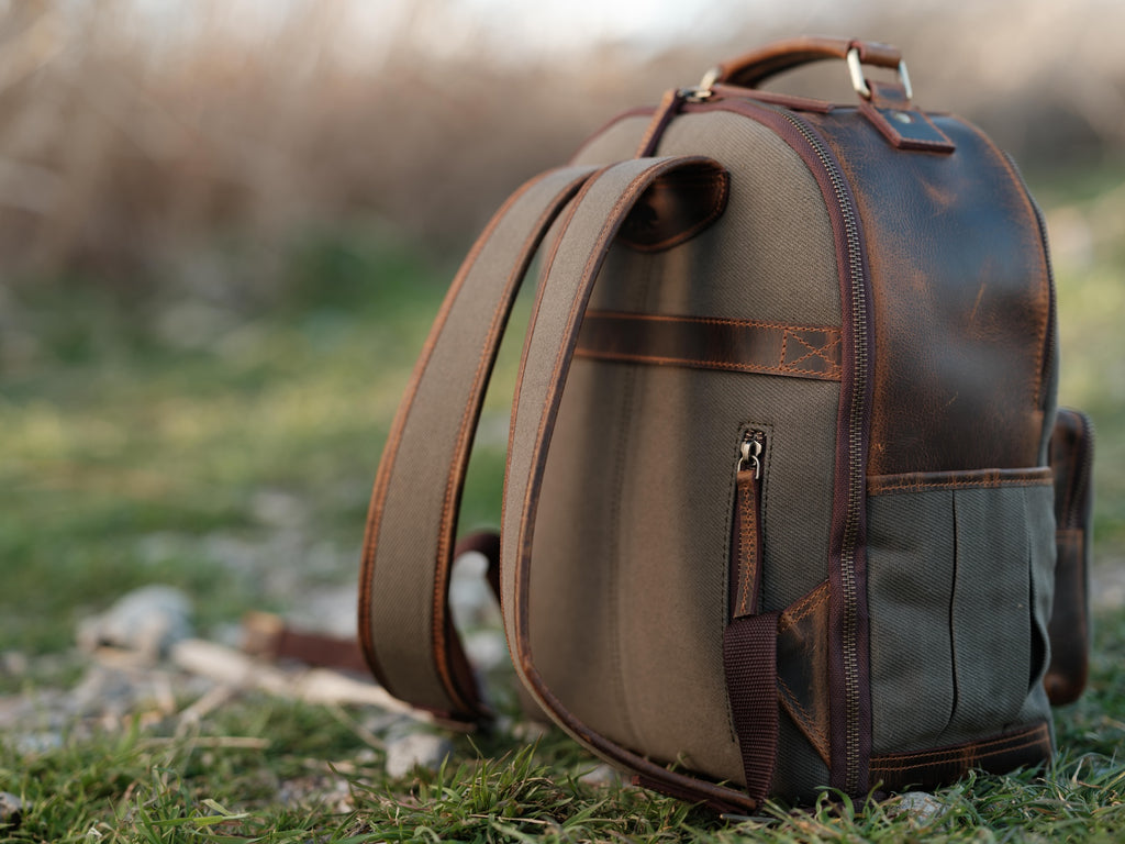 Day Traveler Canvas Backpack – Kodiak Leather Day Traveler Canvas Backpack – Kodiak Leather