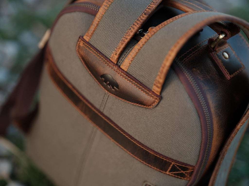 Day Traveler Canvas Backpack – Kodiak Leather