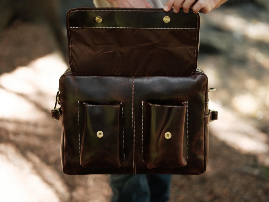 Buffalo Leather Pilot Bag – Kodiak Leather