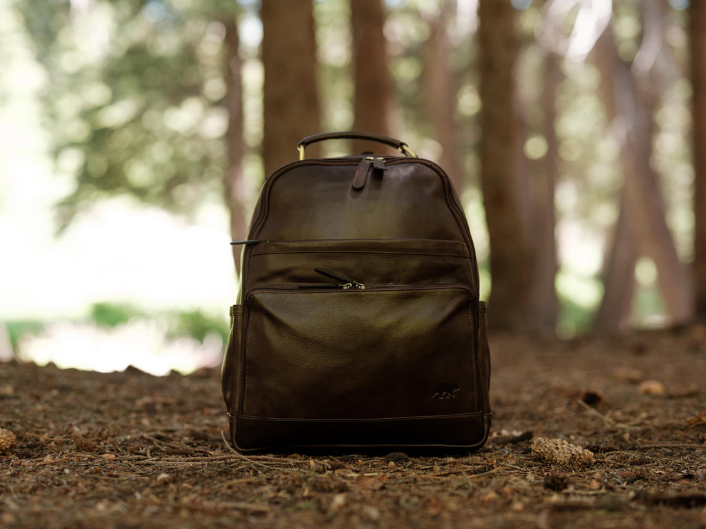 Katmai Leather Backpack Saddle Katmai Leather Backpack Saddle