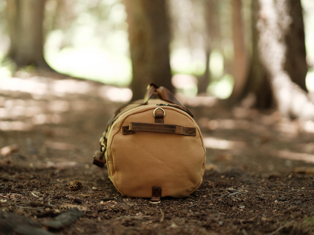 55L Nomad Canvas Duffel – Kodiak Leather