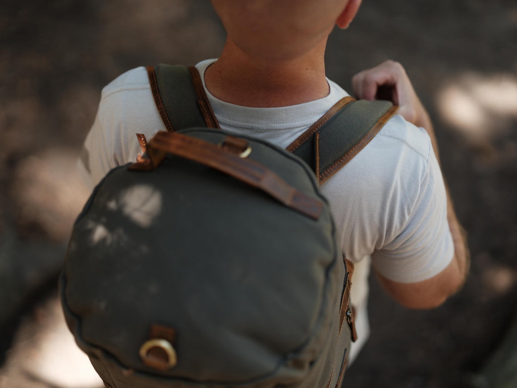 55L Nomad Canvas Duffel – Kodiak Leather