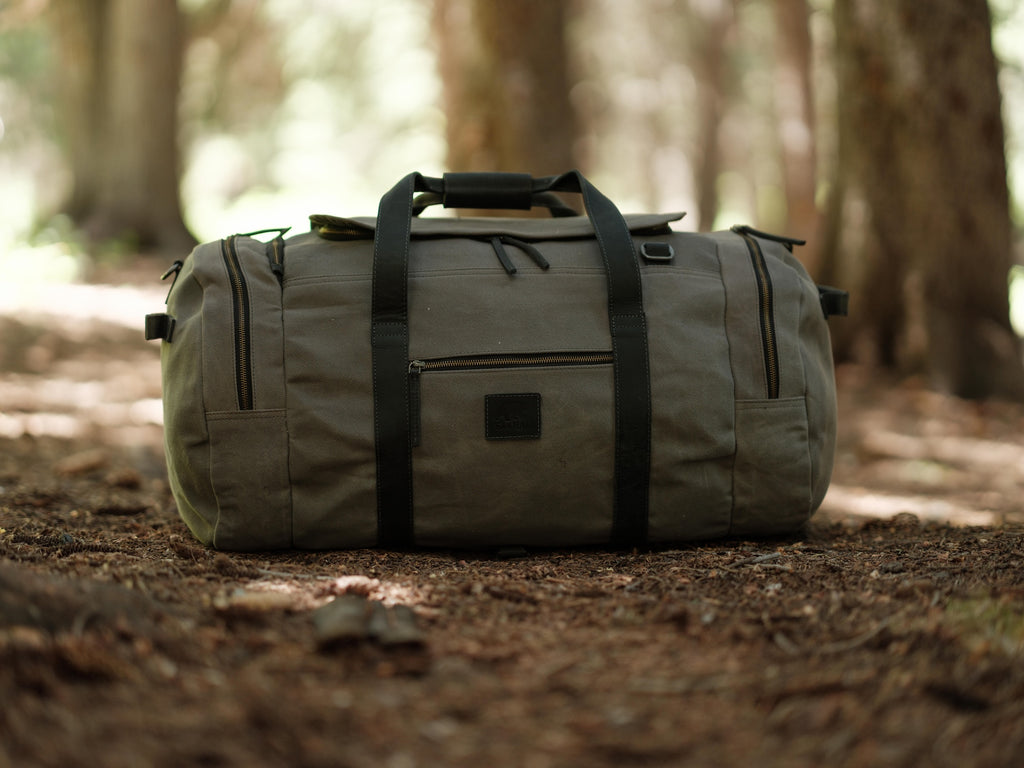 85L Nomad Canvas Duffel – Kodiak Leather