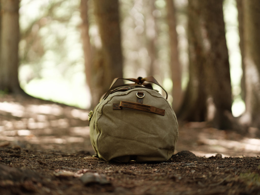 85L Nomad Canvas Duffel – Kodiak Leather
