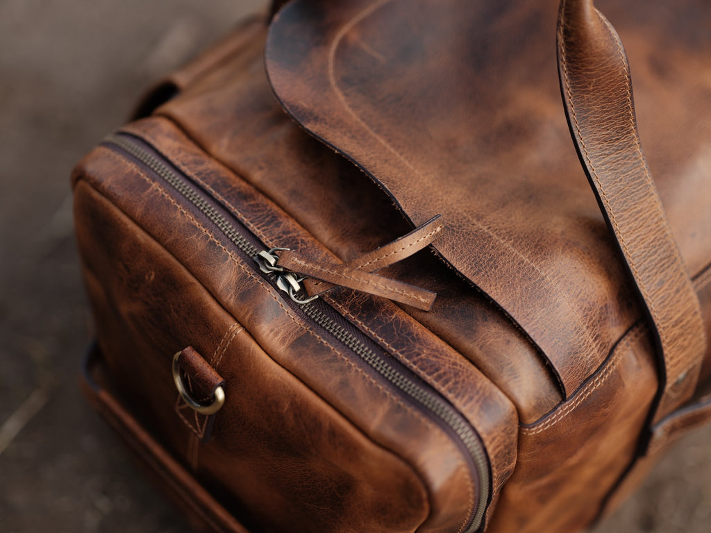 aok7703 leather duffel backpack Leather Wasatch Duffel – Kodiak Leather
