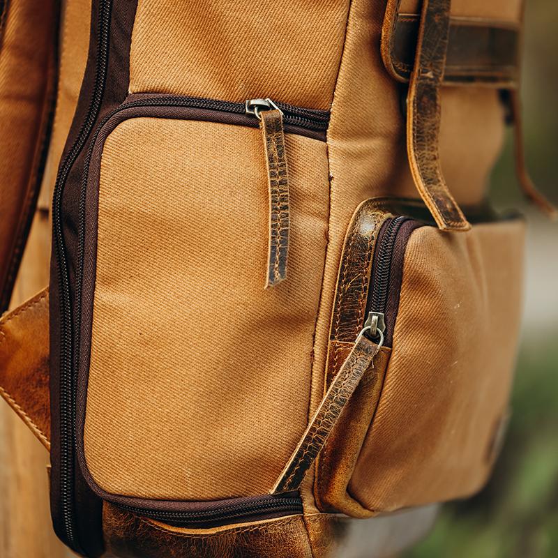 The Bucket List Backpack Kodiak Leather