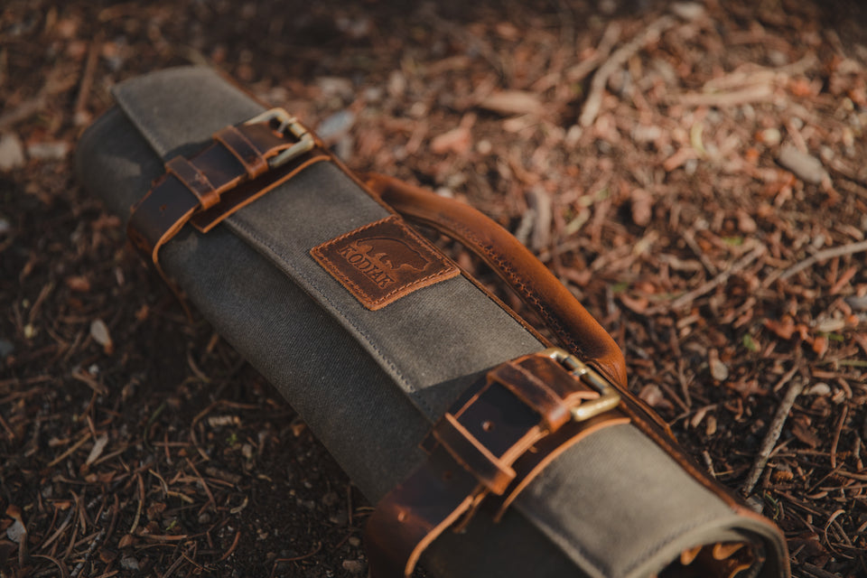 Canvas Knife Roll Kodiak Leather Co.