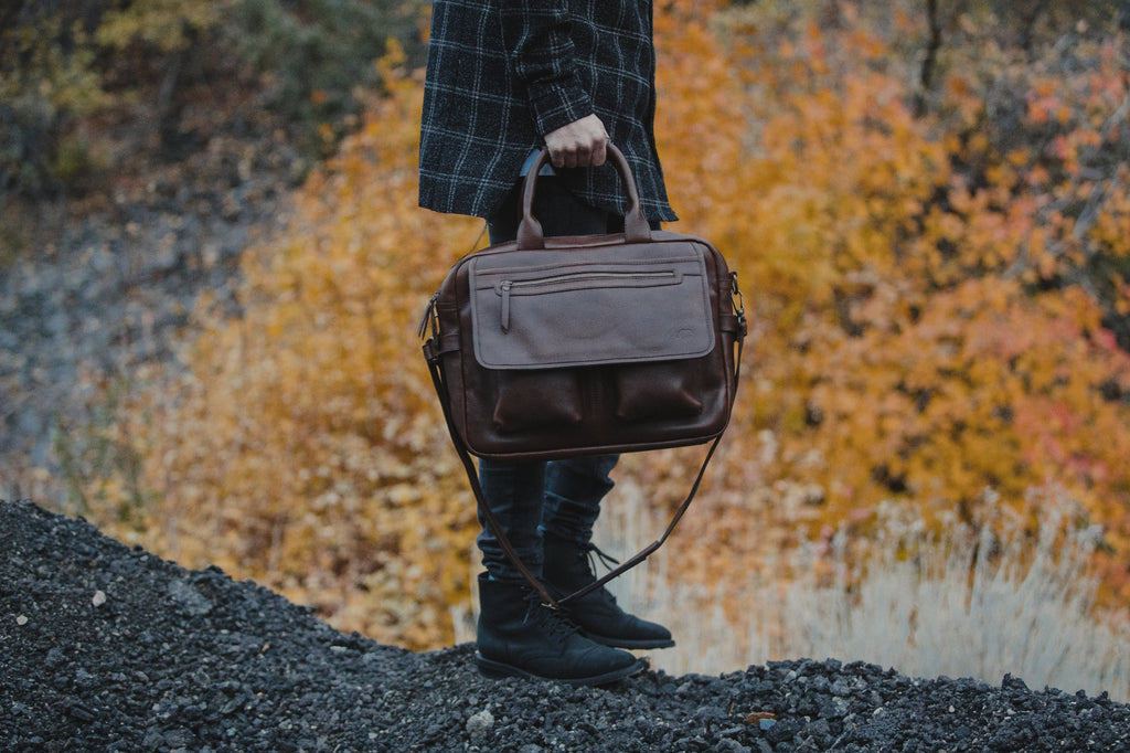 303_ yakko様　JET CASE パイロットケース ダークブラウン LIMITED EDITION - Yukon Pilot Bag – Kodiak Leather