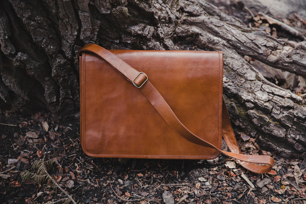 Messenger bag high sold quality leather