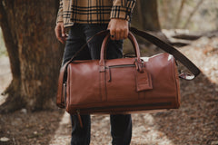 Kodiak Leather 30L Weekender Leather Duffel Bag fits all your weekend  essentials