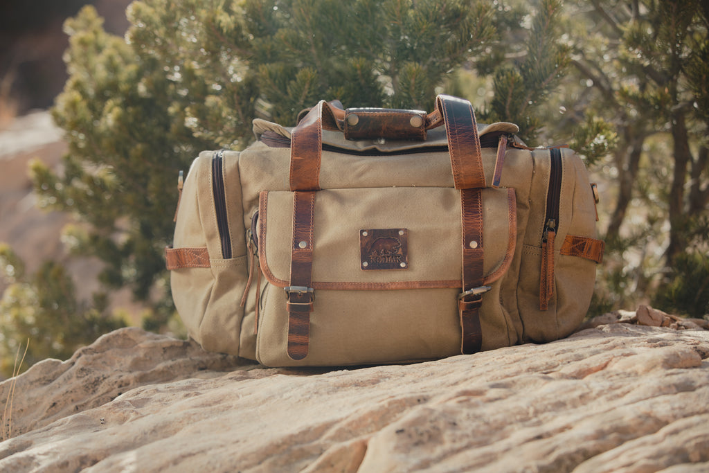 aok7703 leather duffel backpack 25L Wasatch Duffel – Kodiak Leather
