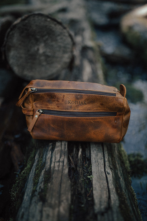 Leather Toiletry Bag – Kodiak Leather