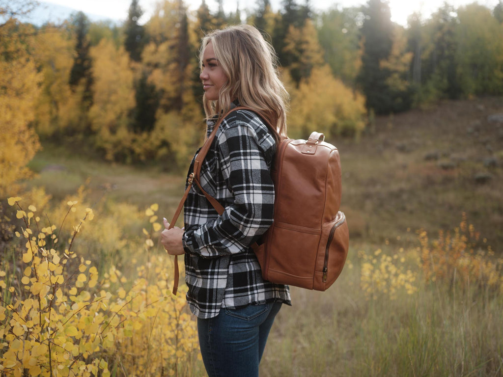 alyasha travel backpack Huslia Backpack – Kodiak Leather