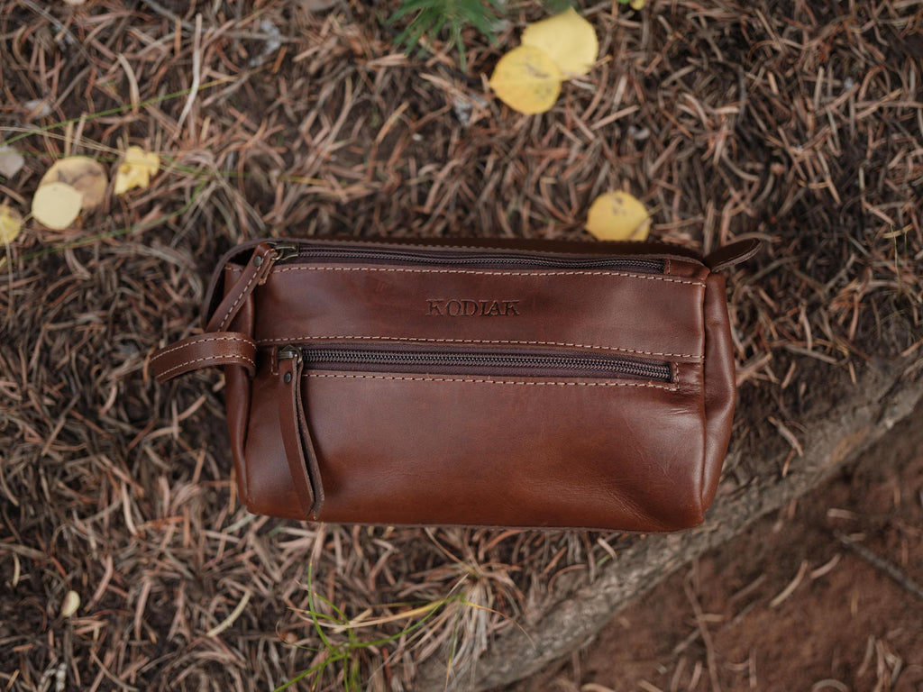 LIMITED EDITION Yukon Toiletry Bag Kodiak Leather Co.