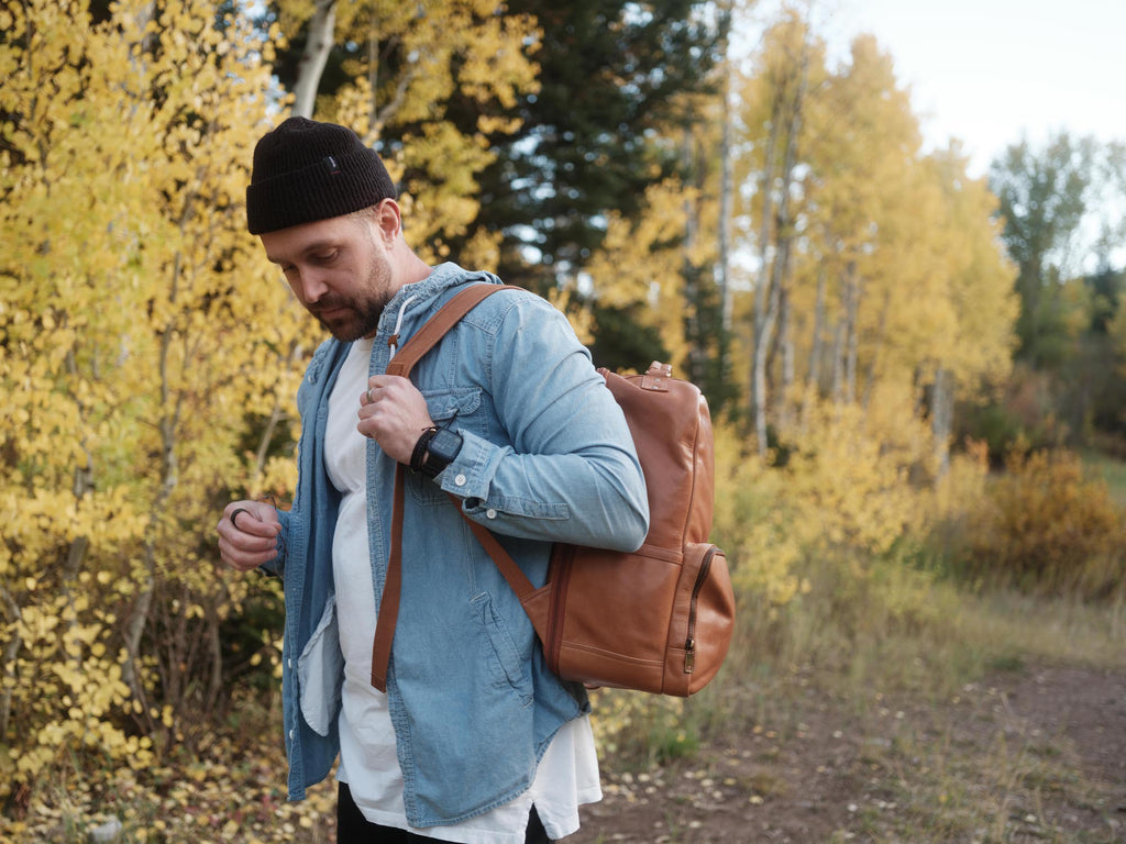 alyasha travel backpack Huslia Backpack – Kodiak Leather