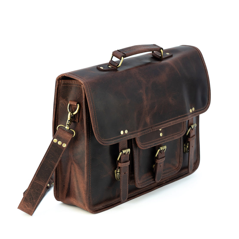 Buffalo Leather Briefcase – Kodiak Leather
