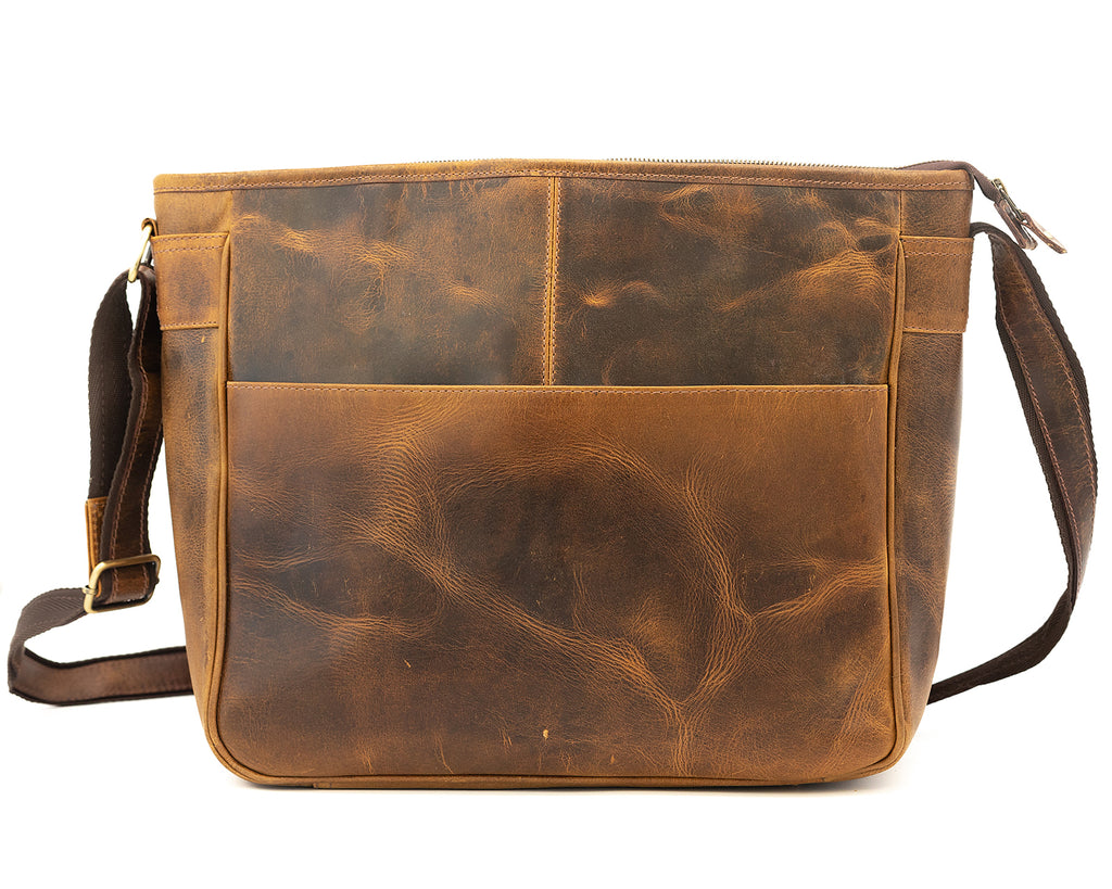 Kasilof Messenger 16 inch – Kodiak Leather