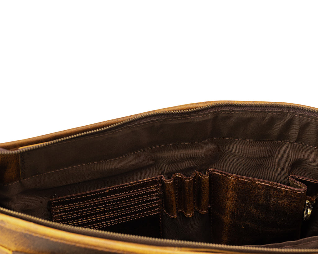 Kasilof Messenger 16 inch – Kodiak Leather