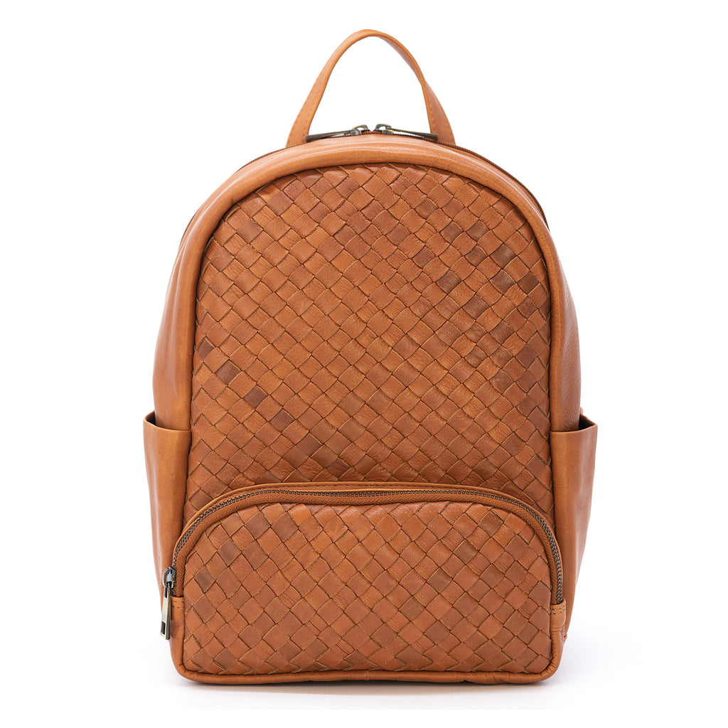 Woven backpack purse sale