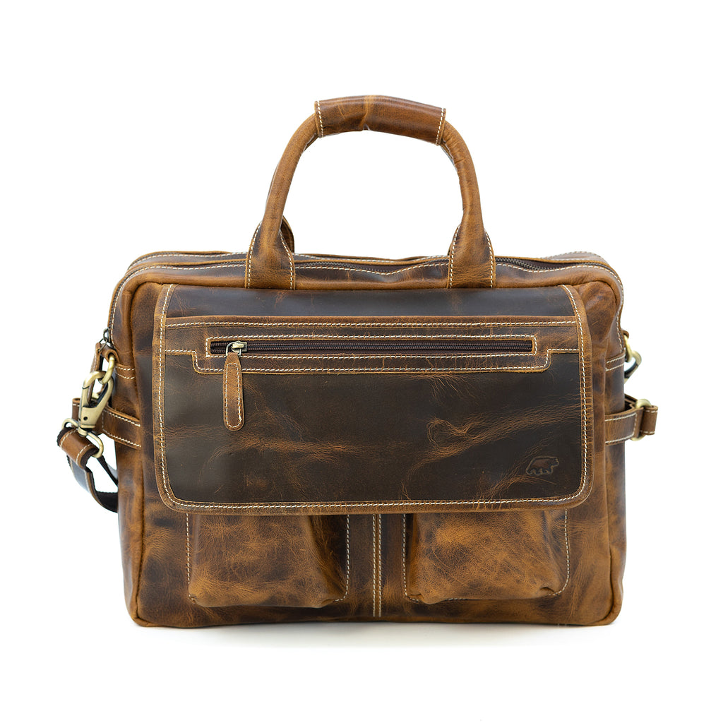 Buffalo Leather Pilot Bag Kodiak Leather