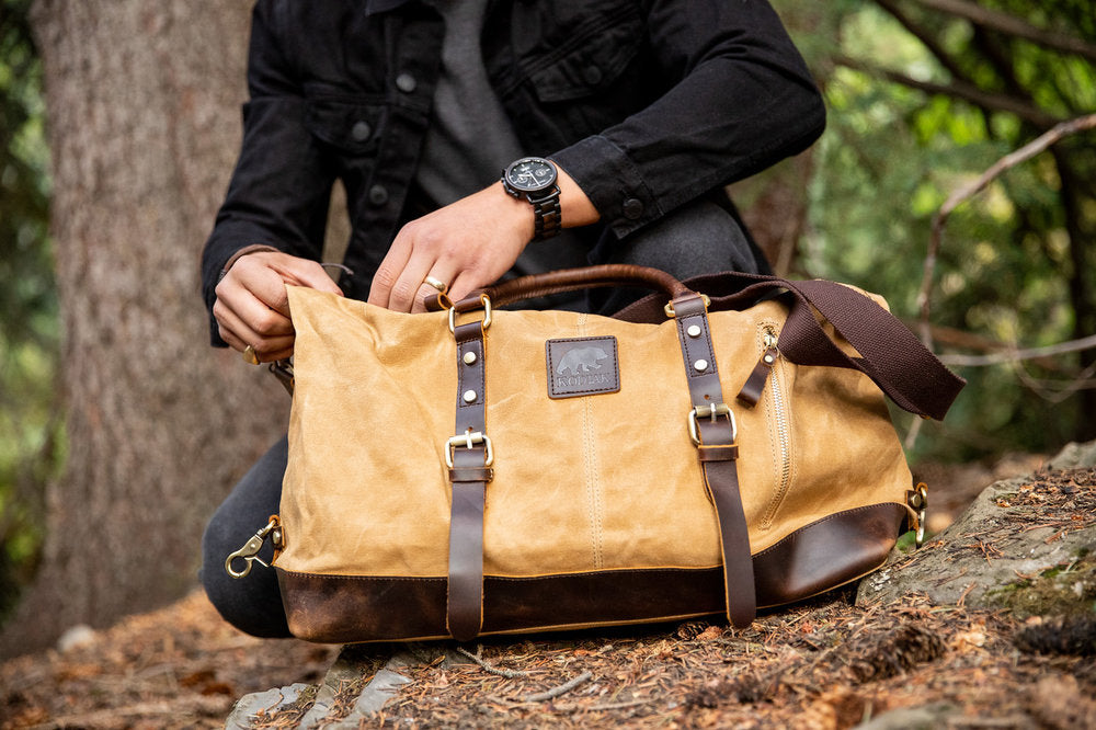 Mens canvas overnight bag online