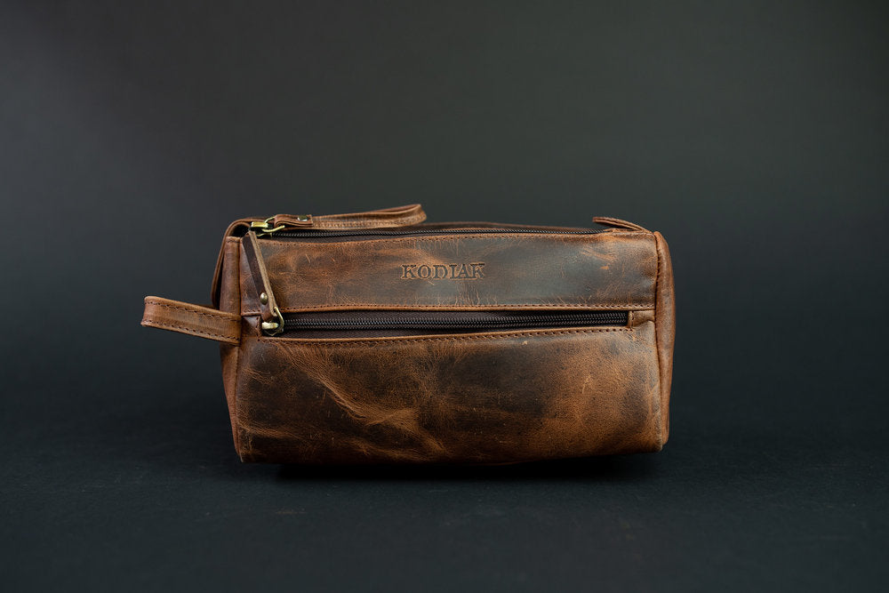 Leather Toiletry Bag – Kodiak Leather