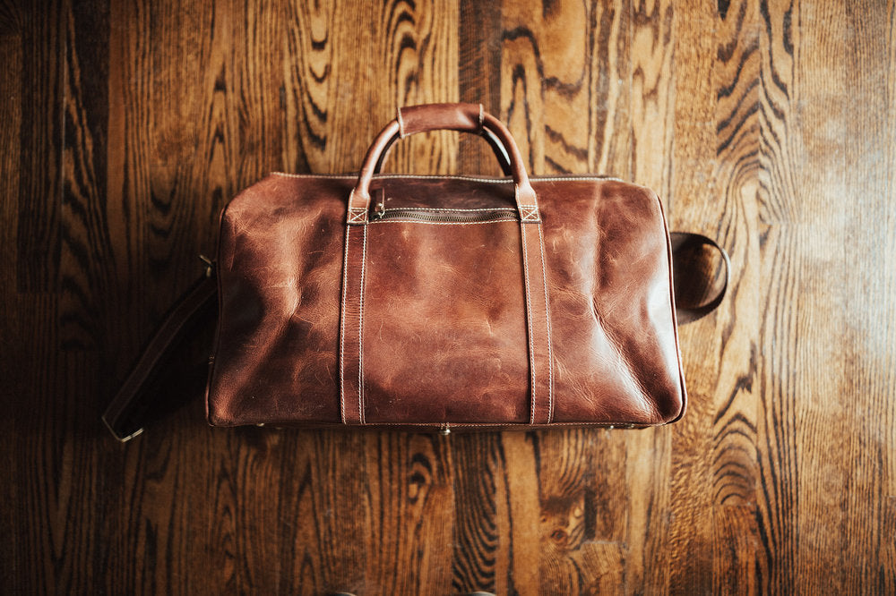 Kodiak leather duffle sale