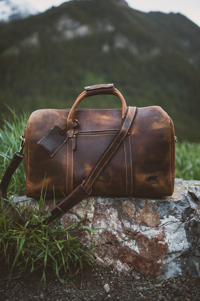 30L Weekender Duffel Antique Brown