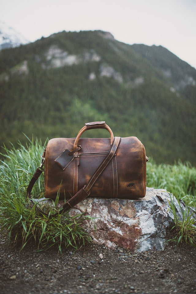 30L Weekender Duffel — Antique Brown