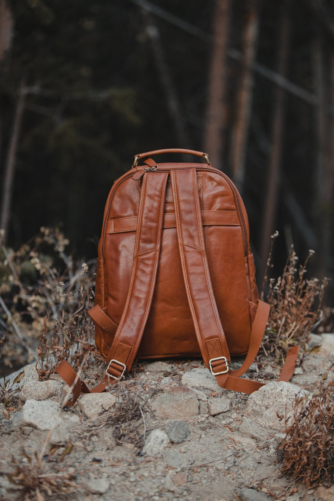 Katmai Leather Backpack Saddle