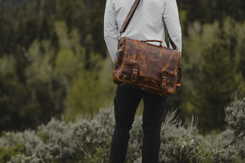 Sitka Leather Messenger Kodiak Leather