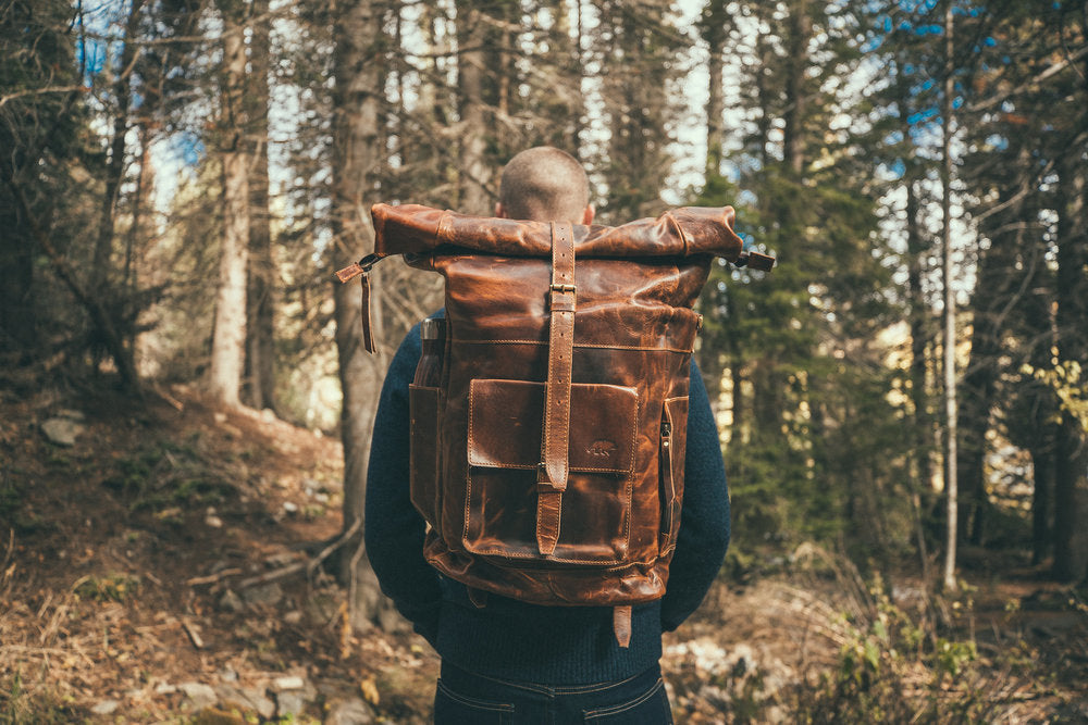 kodiak leather backpack