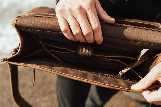 Buffalo Leather Briefcase – Kodiak Leather