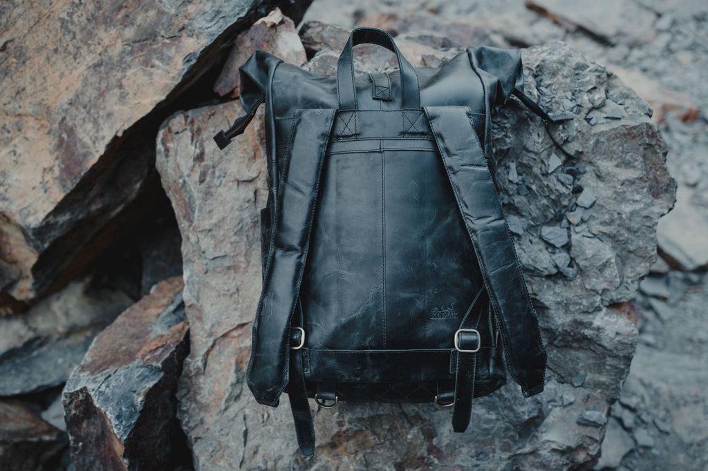 Kobuk Leather Backpack - Midnight Black Kobuk Leather Backpack - Midnight Black